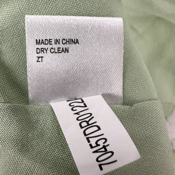 Gianni Bini Womens Smocked Sage Green Dress Size Medium - Picture 5 of 6